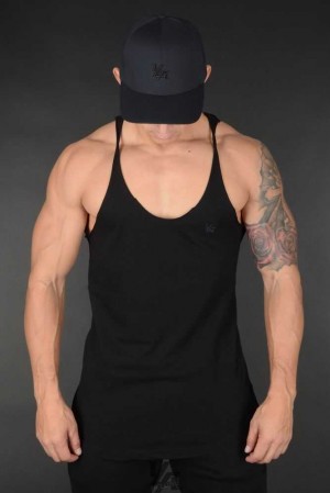 All Black YoungLa 318 Palazzo Stringers | 6921-WCXGA