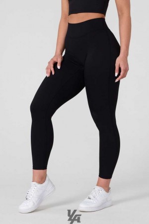 Black Dahlia YoungLa W209 Level Up Leggings | 7405-CTJYB