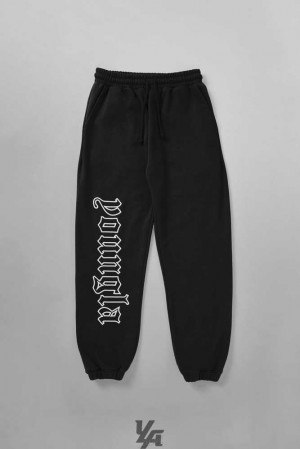 Black Wash YoungLa 256 Anthem Joggers | 8597-QXEYB