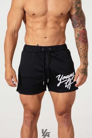 Black YoungLa 104 Legacy Shorts | 8609-XPVGA