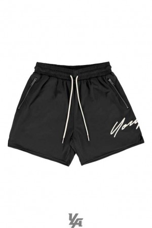 Black YoungLa 115 Signature Shorts | 9274-IAPEL