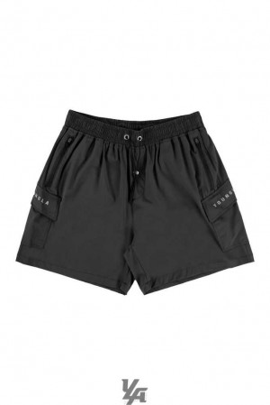 Black YoungLa 122 The Weekender Shorts | 8249-GTIPW