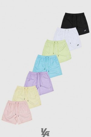 Black YoungLa 123 Pastel Flow Shorts | 3498-IPQOF