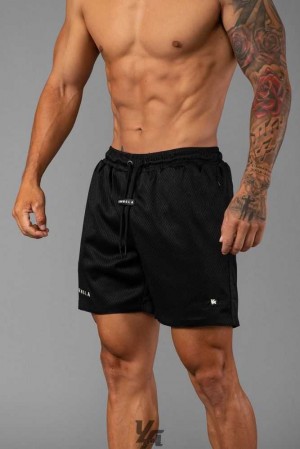 Black YoungLa 130 Essential Basketball Shorts | 2783-XWZRT