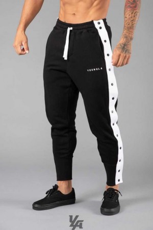 Black YoungLa 235 - 90s Tear Away Joggers | 1502-LICNX