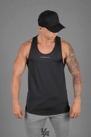 Black YoungLa 305 Performance Line Tank Tops | 1235-EJPRQ