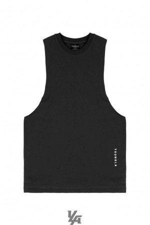 Black YoungLa 317 Delt Tanks | 5692-HNBRT