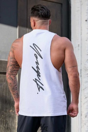 Black YoungLa 323 Autograph Delt Tanks | 7451-PHWVX