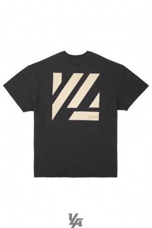 Black YoungLa 413 Oversized Bloc Shirts | 6502-VWBUN