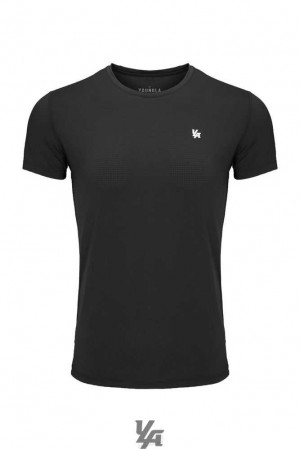 Black YoungLa 423 Zephyr Compression Short Sleeve | 2379-FPRWC