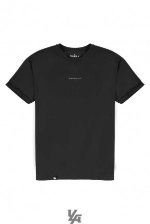 Black YoungLa 456 Simplicity Tees | 5230-CHSBT