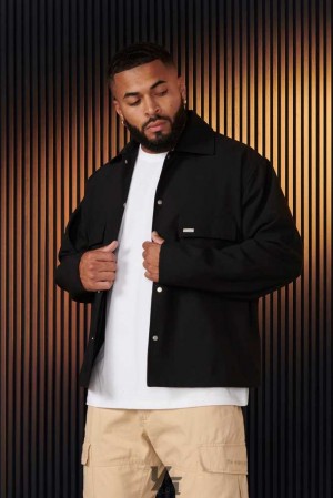 Black YoungLa 506 - Runway Jackets | 8145-TYABU