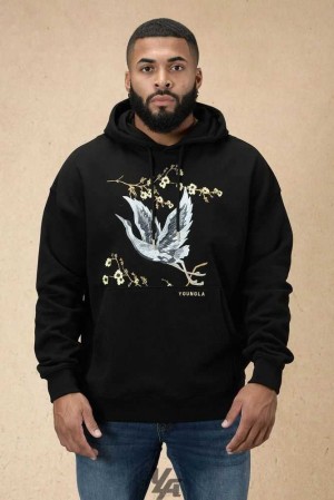 Black YoungLa 548 Dreamer Hoodies | 2371-IAEHT