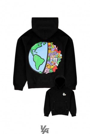 Black YoungLa 559 Global Meltdown hoodies | 7240-WAJSL