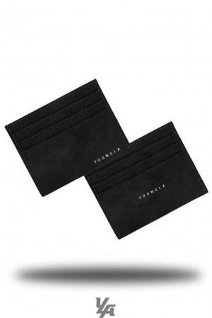 Black YoungLa 725 Executive card holder | 4516-VFRJI