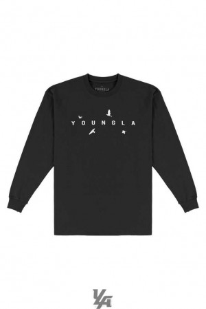 Black YoungLa 811 Liberty Long Sleeves | 4021-XOVRW