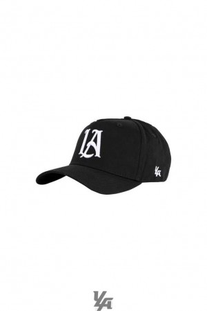 Black YoungLa 920 A-Frame LA Snapback Hat 2.0 | 4370-DFUXH