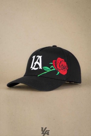 Black YoungLa 927 Rose Hats | 3980-TWZIV