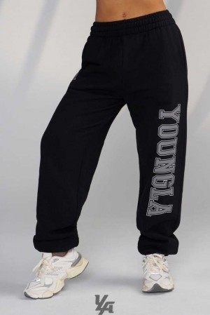 Black YoungLa W223 - Campus Joggers | 1278-BFITJ