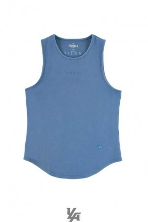 Blue Wash YoungLa 301 EXCELLENCE Tanks | 0493-HYGNO