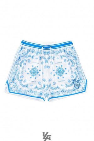 Blue YoungLa 132 Infamous Bandana Shorts | 4957-EJRXQ