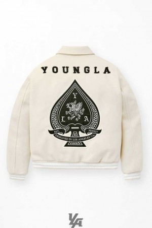 Bone YoungLa 569 - Ace of Spade Letterman | 6584-FNDOA