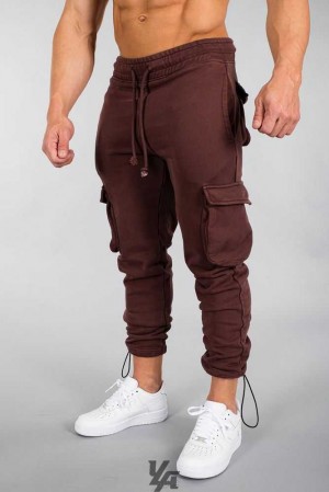 Brown Wash YoungLa 206 Rambo Combat Joggers | 4862-GTNUM