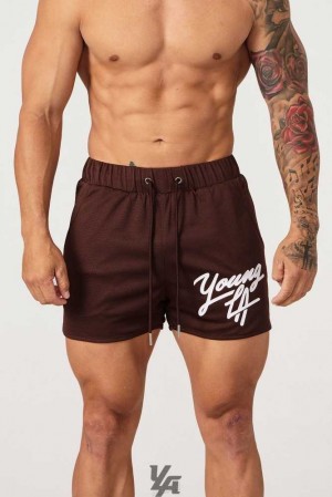 Brown YoungLa 104 Legacy Shorts | 0386-DLWVE