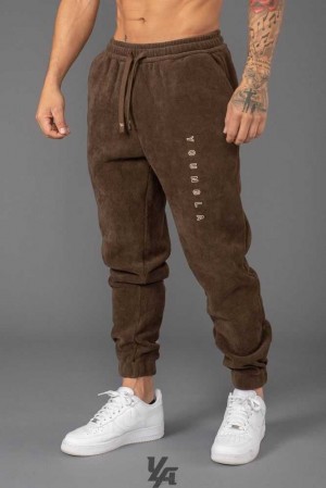 Brown YoungLa 244 Aspen Joggers | 8756-ZJXQT