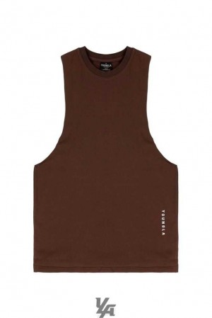 Brown YoungLa 317 Delt Tanks | 5167-SWNCM