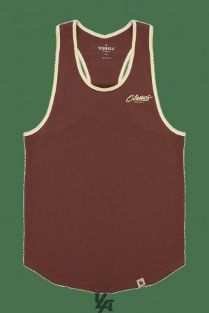 Brown YoungLa 324 Classics Stringer Tank | 2869-KTNWZ