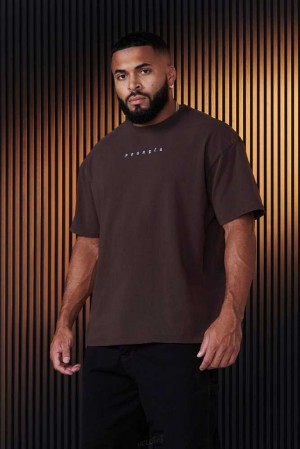 Brown YoungLa 481 - Blackletter Tees | 7831-VSOFD