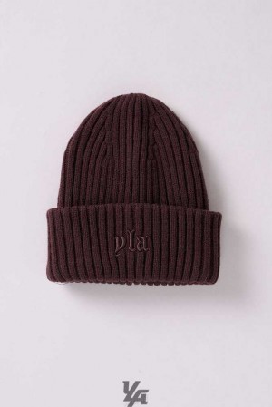 Brown YoungLa 9003 - Metal Collection Beanies | 8346-TQBEL