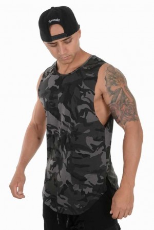 Camo Black YoungLa 308 Muscle Tanks | 7854-LQJKN