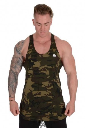 Camo Green YoungLa 318 Palazzo Stringers | 5641-LTQHE