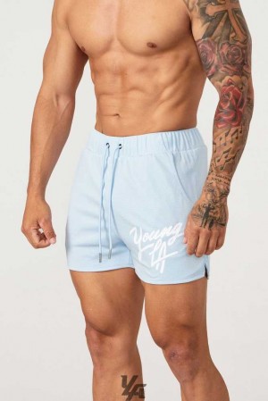 Carolina Blue YoungLa 104 Legacy Shorts | 3286-PKGQF