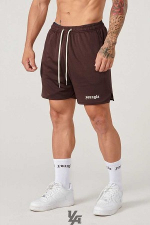 Chocolate YoungLa 134 Game-Time Shorts & Socks Set | 4907-MIDRW