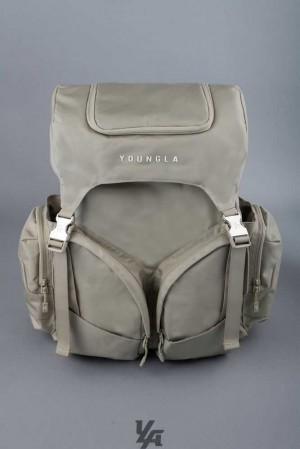 Cream YoungLa 731 Grand Tour Backpacks | 2987-NTIGZ