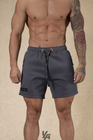 Dark Grey YoungLa 108 Elevate Shorts | 5489-LCOKX