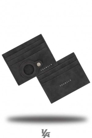 Dark Grey YoungLa 725 Executive card holder | 9760-YLXPI