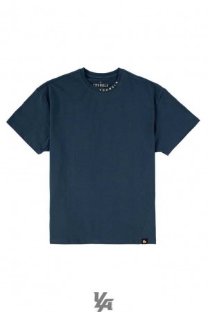 Deep Teal YoungLa 429 Trademark Tees | 7108-QGSUD