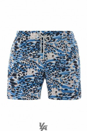 Furry Leopard YoungLa 128 Abstract Swim Shorts '22 | 1934-LHQKD