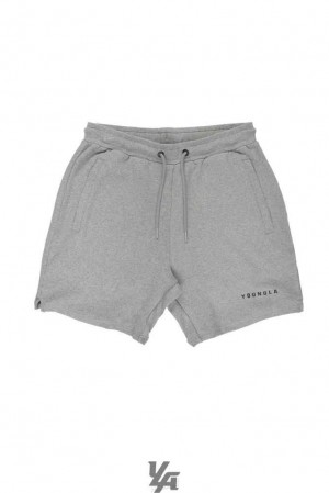 Grey Heather YoungLa 118 The Perfect Shorts | 3421-SIZMR