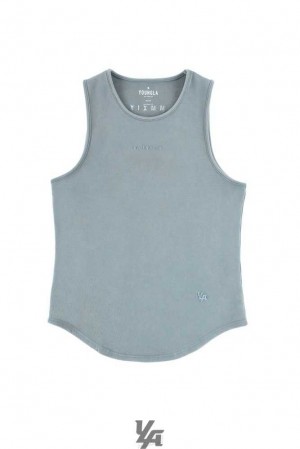 Grey Wash YoungLa 301 EXCELLENCE Tanks | 0437-DUNGE