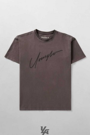 Grey Wash YoungLa 479 - Tonal Tees | 7694-OZDGK