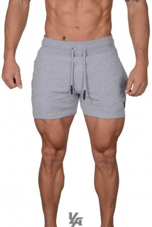 Grey YoungLa 126 Interlock Shorts | 4568-OFCQR