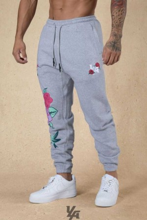 Heather Grey YoungLa 203 Zen Joggers | 9360-KHRZW