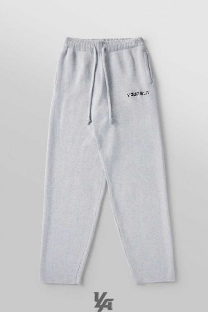 Heather Grey YoungLa 255 - Knitted Joggers | 3562-JQRGE