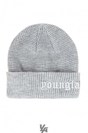 Heather Grey YoungLa 905 Testament Beanies | 3127-FSWKT