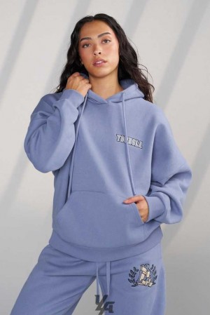 Kashmir Blue YoungLa W524 - Teddy Hoodie | 0854-IOYEA